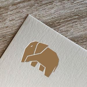 ritie_design (ritie_design)さんの象をモチーフにした美容室のロゴデザイン（商標登録予定なし）への提案