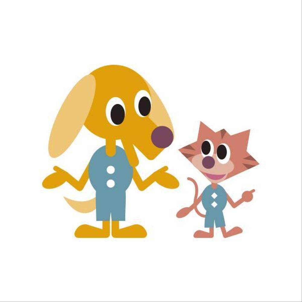 動物病院グループ 株式会社 WOLVES Handのイメージキャラクターデザイン　