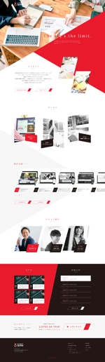 ShoMa (SM-0116)さんのデザイン事務所のWEBサイトTOPページデザインをお願いします。への提案