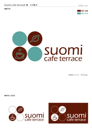 Kyuu (ta_k)さんのナチュラルカフェのロゴ制作への提案