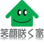 pythonic_mk2さんの工務店のキャッチフレーズ「えがお咲く家」のロゴ作成（商標登録なし）への提案