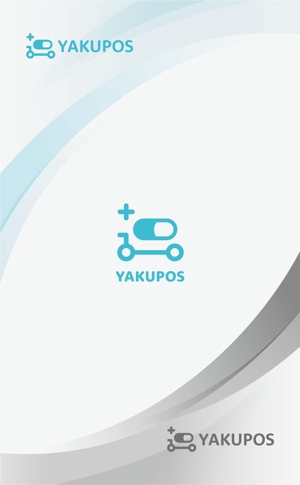 Gold Design (juncopic)さんの処方薬配達サービス「Yakupos」のロゴへの提案