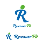 j-design (j-design)さんのパーソナルトレーニング＆スタジオ「Re:cover Fit（リカバーフィット）」のロゴへの提案
