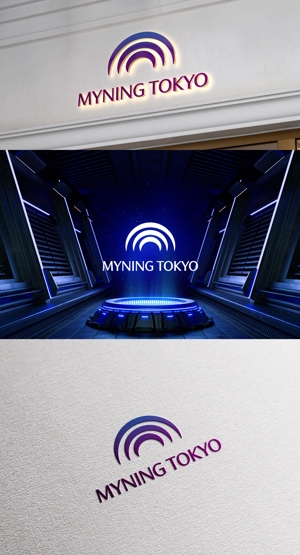 NR design (ryuki_nagata)さんのマイニングマシンメーカー「MYNING TOKYO」の会社ロゴへの提案