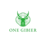 中川 翔 (Gragragraphic)さんの国産ジビエブランド「ONE GIBIER（ワン・ジビエ）」のロゴへの提案