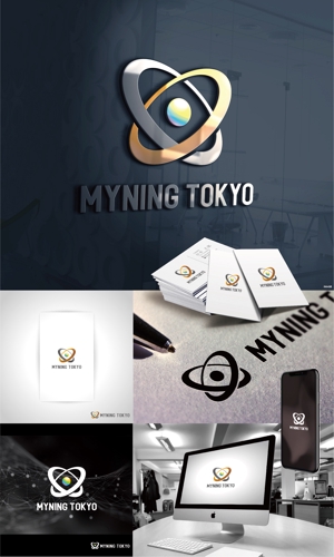 k_31 (katsu31)さんのマイニングマシンメーカー「MYNING TOKYO」の会社ロゴへの提案