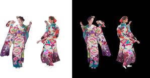 さんの振袖姿の写真からコンセプトアートのようなスケッチ画・ラフ画イラスト化をお願いします。への提案