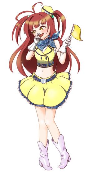 まのあやか (bipomaru)さんのバスガイドのイラスト制作（全身）への提案