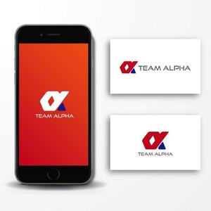 m_flag (matsuyama_hata)さんのDX・デジタルマーケを中心としたコンサルティング会社「株式会社TEAM ALPHA」のロゴ制作への提案