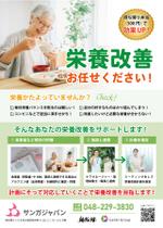 myn_4514 (myn_4514)さんの高齢者施設における栄養改善PRのチラシへの提案