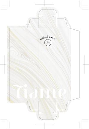 design_studio_be (design_studio_be)さんのまつげ美容液の化粧箱デザインへの提案