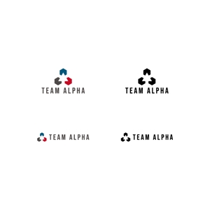 BUTTER GRAPHICS (tsukasa110)さんのDX・デジタルマーケを中心としたコンサルティング会社「株式会社TEAM ALPHA」のロゴ制作への提案