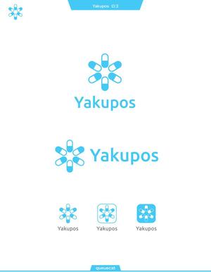 queuecat (queuecat)さんの処方薬配達サービス「Yakupos」のロゴへの提案