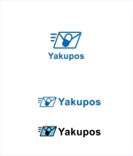 kikujiro (kiku211)さんの処方薬配達サービス「Yakupos」のロゴへの提案