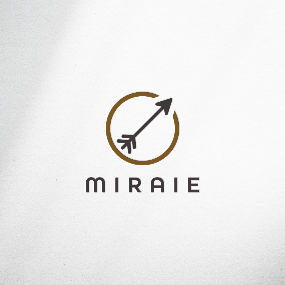 アパレルブランド「ミライエ」の企業ロゴ