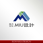 kohaku-designさんの「株式会社　MIU設計」のロゴ作成への提案