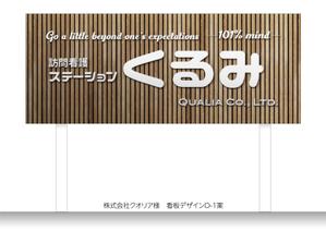 speedster (speedster)さんの訪問看護ステーションの看板ﾃﾞｻﾞｲﾝへの提案