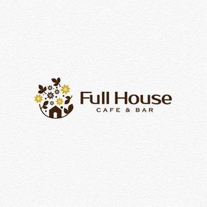 JUN (aus-jun)さんのカフェ＆バー「Full House」のロゴ作成への提案
