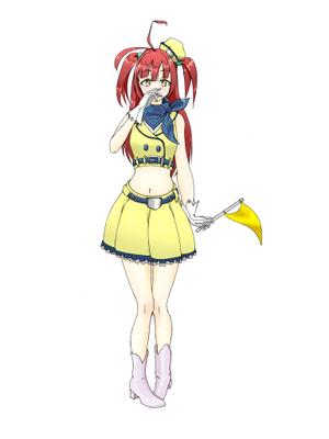 瀬葉エオ-Seha-Eo ()さんのバスガイドのイラスト制作（全身）への提案
