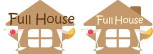 air_27さんのカフェ＆バー「Full House」のロゴ作成への提案