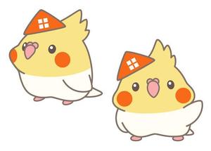 BlackPenguin (BlackPenguin)さんの家を買う方向けのサイトのオカメインコのキャラクターデザインへの提案