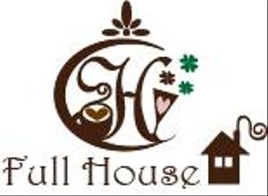 mari ()さんのカフェ＆バー「Full House」のロゴ作成への提案