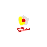 blk182さんの自動販売機会社名「Lucky Sunshine」のロゴへの提案