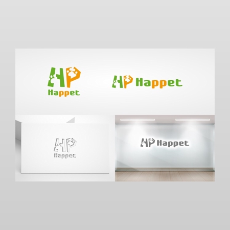 Yolozu (Yolozu)さんのペットサプリメントのブランド「Happet」のロゴ作成依頼への提案