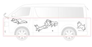 etc. client works (aoya-ante)さんのワンちゃんのキャラクターデザインへの提案