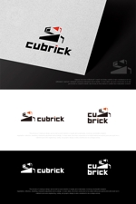 HAND (Handwerksmeister)さんのコンテナでつくる家・店舗『cubrick』のロゴへの提案