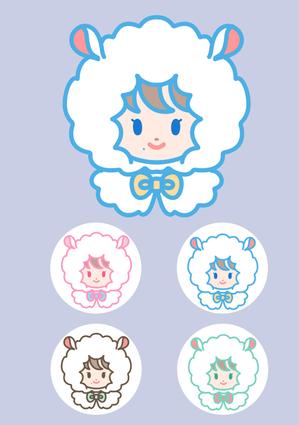 海鳴 (umari886)さんのプロフィールアイコンに利用する私のキャラクターデザインへの提案