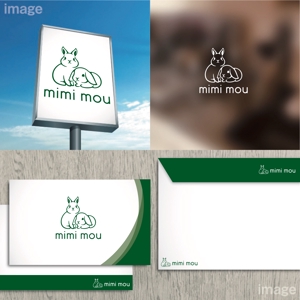 oo_design (oo_design)さんのうさぎに関わる会社「mimi mou」のロゴへの提案