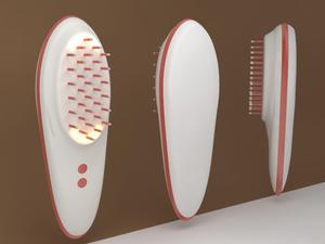 Pulchra design (cosmic29)さんのオリジナル「ブラシ型美顔器」の商品デザイン(3D)制作への提案