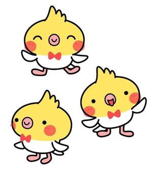 BlackPenguin (BlackPenguin)さんの家を買う方向けのサイトのオカメインコのキャラクターデザインへの提案
