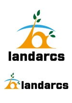 イラスト・ちでまる (tidemaru)さんの造園業【ランドアークス〈landarcs〉】の会社ロゴへの提案