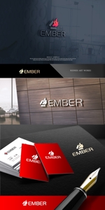 NJONESKYDWS (NJONES)さんのアウトドア用品ブランド「エンバー(EMBER)」のロゴへの提案