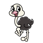 kikutsu (kikutsu)さんのダチョウのデフォルメキャラクターデザインへの提案