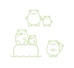 okicha-nel (okicha-nel)さんの歯科医院のロゴのシロクマの親子の老若男女に愛されるゆるキャラデザインへの提案