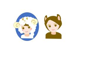速見かおり (Tokkochan39)さんのプロフィールアイコンに利用する私のキャラクターデザインへの提案