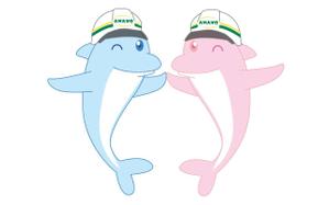 いぜむ (ithem3)さんのイルカの企業イメージキャラクターのデザインへの提案
