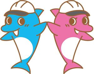 nougo (noguo3)さんのイルカの企業イメージキャラクターのデザインへの提案