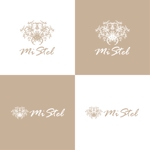 Studio160 (cid02330)さんの花屋｢MiStel｣のロゴへの提案