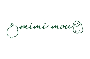株式会社ひでみ企画 (hidemikikaku)さんのうさぎに関わる会社「mimi mou」のロゴへの提案