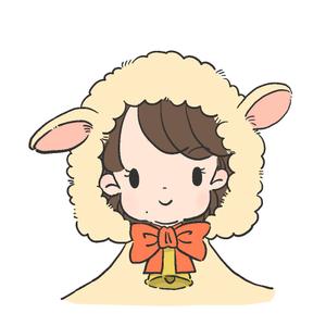 わたなべゆみ (yumeisongban)さんのプロフィールアイコンに利用する私のキャラクターデザインへの提案