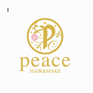さんの「peace」のロゴ作成への提案