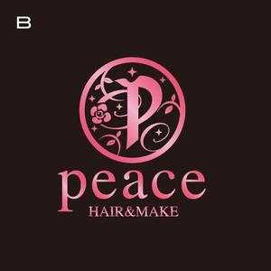 さんの「peace」のロゴ作成への提案