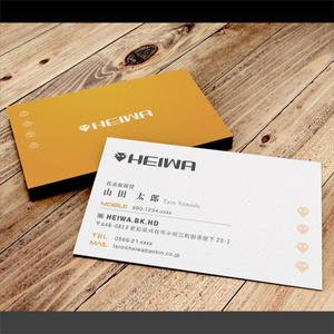 Pen'sK (pekk)さんの株式会社HEIWA.BK.HDの名刺作成への提案
