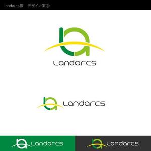 m_flag (matsuyama_hata)さんの造園業【ランドアークス〈landarcs〉】の会社ロゴへの提案