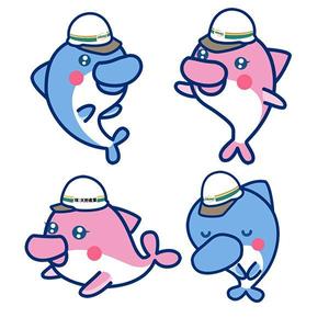 ISSOKU (kazunori131)さんのイルカの企業イメージキャラクターのデザインへの提案
