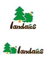 イラスト・ちでまる (tidemaru)さんの造園業【ランドアークス〈landarcs〉】の会社ロゴへの提案